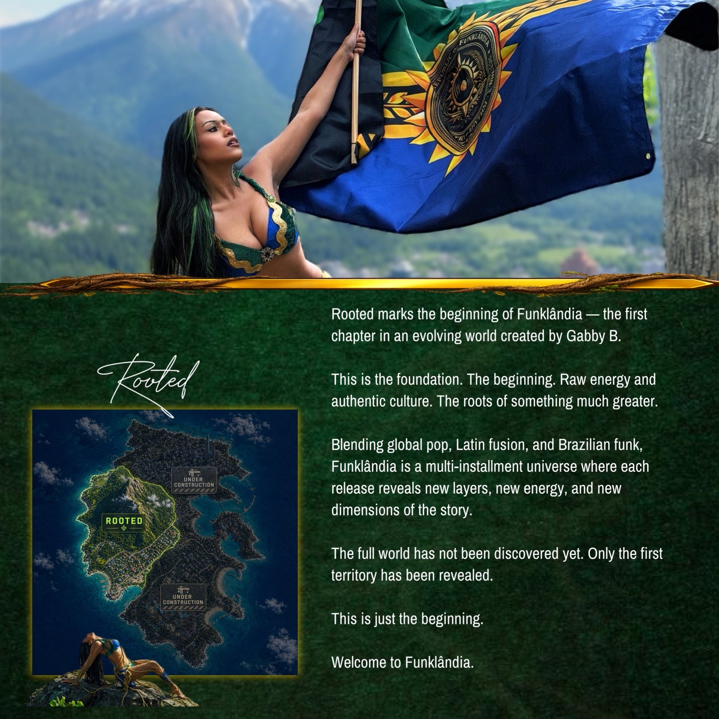 Gabby B - "Funklândia: Rooted" Signed CD + Digital Download